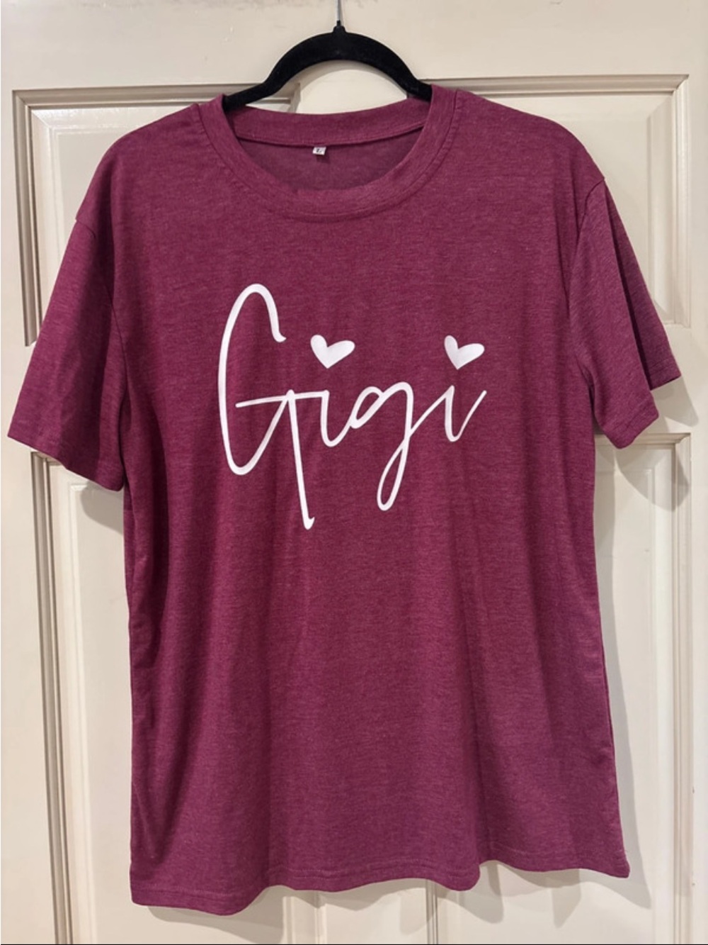 Source Unknown Gigi Graphic Tee in Berry Plum